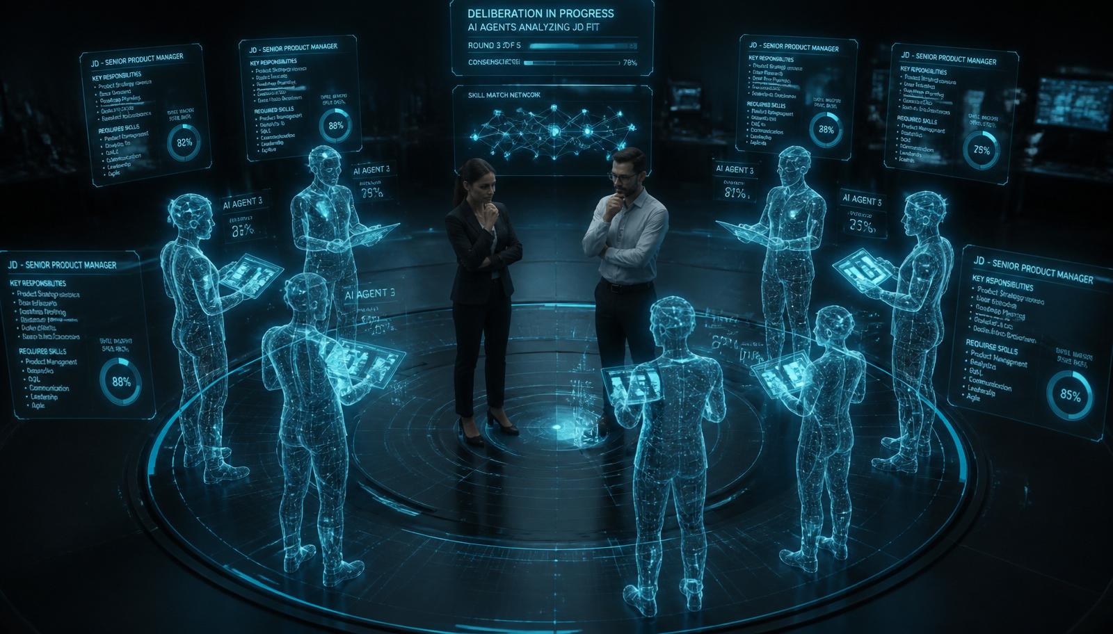Every role gets a swarm. — human and AI agent operating together